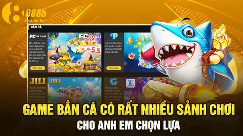 Nhà cái 888b lọt vào top đầu trong làng game bắn cá